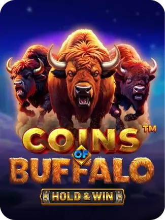 Slot Coins Buffalo thème western avec mega coins spéciaux