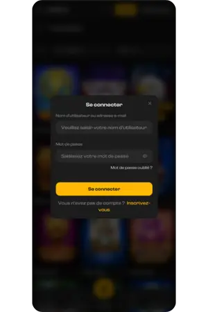 Joka Casino connexion écran authentification email mot passe