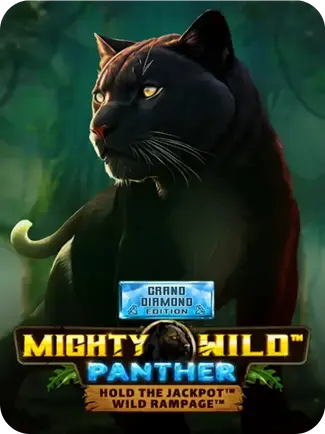 Machine Mighty Wild Panther avec symboles jungle et cascades